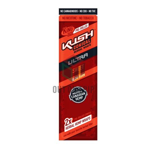 Buy KUSH Conical Herbal Pre-rolled Sweet Wraps Online|OutonTrip.com