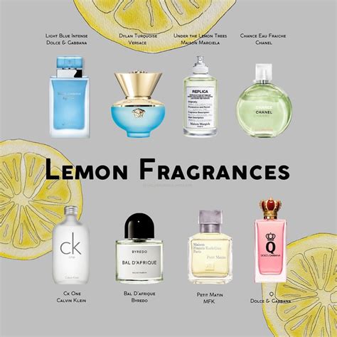 Best Lemon Fragrances for Summer | Citrus perfume, Fragrances perfume ...