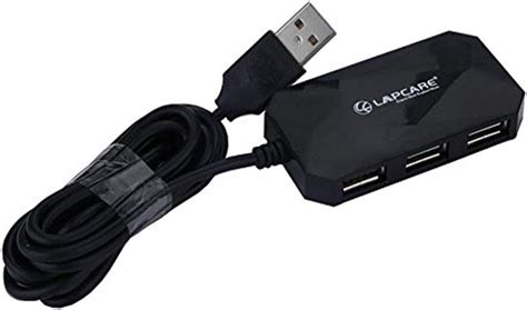 Honeywell 4 in 1 Ultra Slim USB Hub 2.0,1.2Meter(4 feet) Cable, with a ...