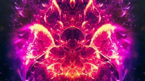 Download wallpaper 1366x768 fire, patterns, bright, shine tablet ...