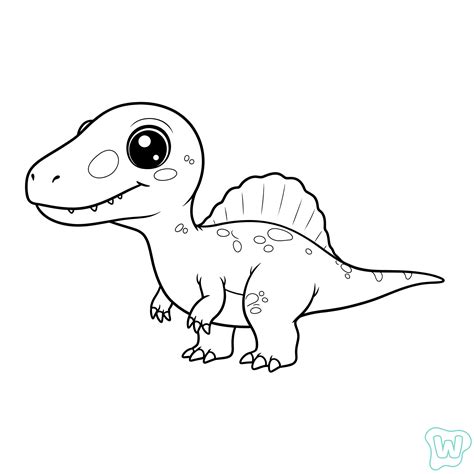 36 Spinosaurus Coloring Pages - Download and Print PDF