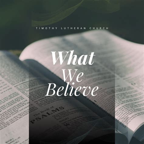 New Here - Timothy Lutheran Ministries