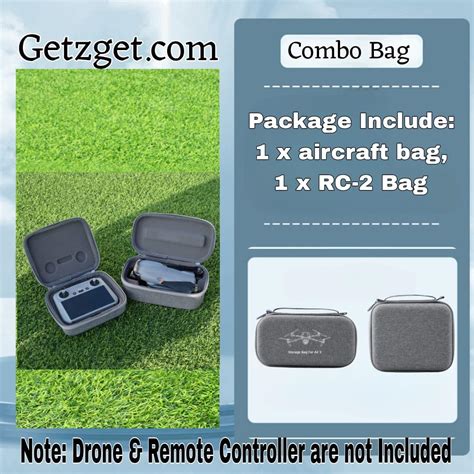 Carrying Case Bag for DJI Mavic Air 3 Camera Drone & Rc2 Remote ...