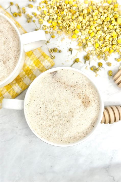 Chamomile Tea with Milk (Chamomile Tea Latte Recipe) - Daily Tea Time