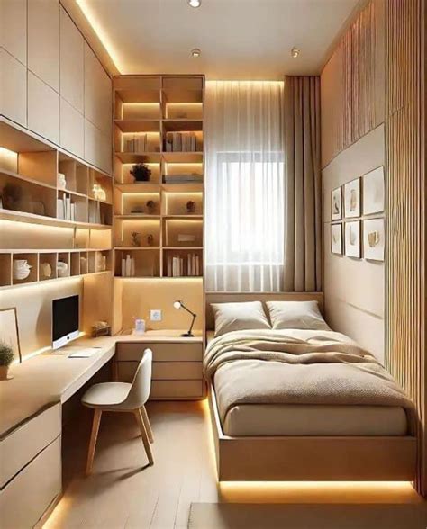 Pin by Soco on Dormitorios-Bedrooms | Tiny bedroom design, Small modern ...