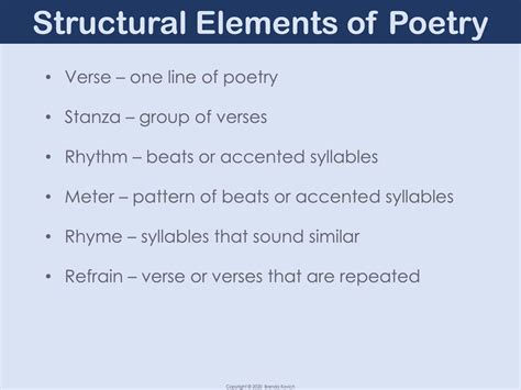 Image result for Basic Poetry Structure