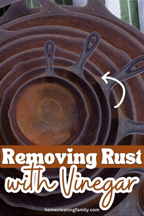 How to use vinegar to remove rust from metal cast iron and more – Artofit
