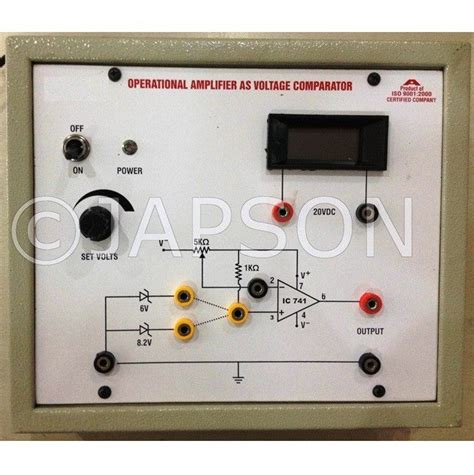 Operational Amplifier as Voltage Comparator Experiment Apparatus ...