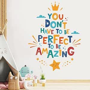 Tipi Tipi Tap Be Amazing Inspirational Quote Wall Stickers Wall Art ...