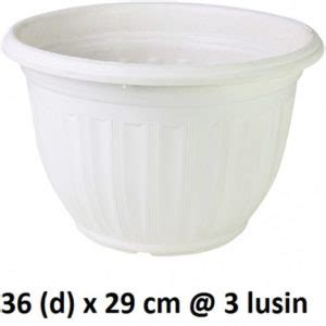 Pot Matahari 40 Putih Panda Star | Grosir Pot Plastik Untuk Bunga ...