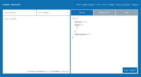 Image result for VSCode Snippets