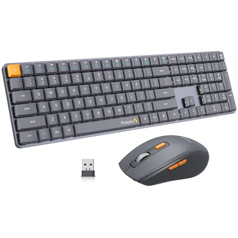 Amazon.in: Buy Wireless Mechanical Keyboard Mouse, ProtoArc KM200 2 ...