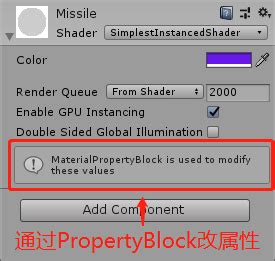 Unity Material Instance 的图像结果