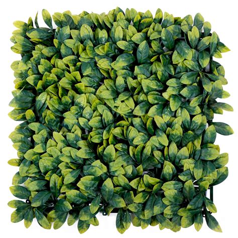 Buy Twin Shade Lush Green Leaves Artificial Vertical Garden - UrbanCart