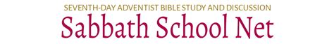 Image result for SSNET Sabbath School Lesson