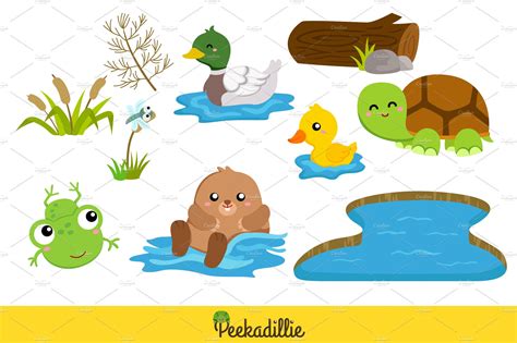 Free Beach Clipart Backgrounds Of Ponds