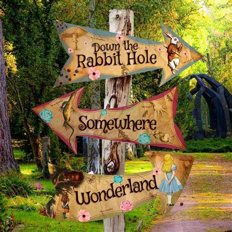 ASVPShop Vintage Mad Hatters Tea Party Arrow Signs (Set of India | Ubuy