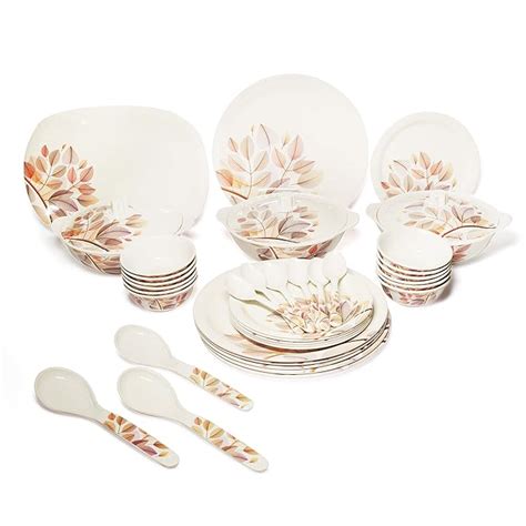 Bataniya 6 Full Plates, 6 Half Plates, 12 Veg Bowls, 3 Donga, 3 Lid, 1 ...