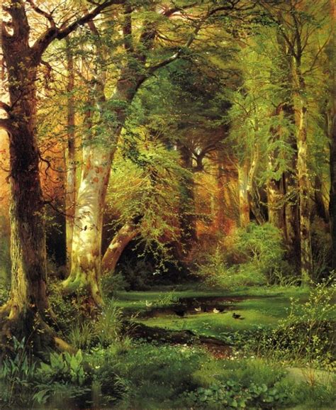 forest artwork painting