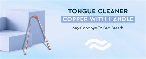GUBB Ayurvedic Copper Tongue Cleaner for Kids & Adults with Ergonomic ...