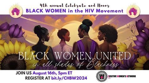 Celebrate & Honor Black Women in the HIV Movement 2024, Online event ...