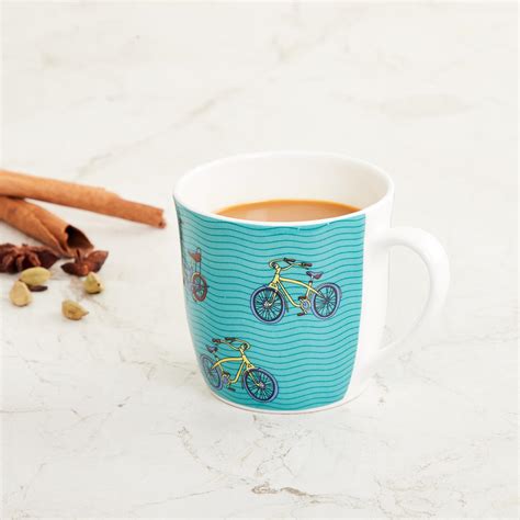 Buy Lisbon Printed Bone China Small Mug- 250 Ml from Home Centre at ...