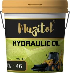 Muzitol Aw-46 (26 LTR) For Heavy Duty Vehicle Anti-Wear Hydraulic Oil ...