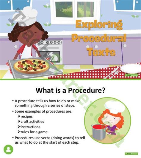 Image result for Procedural Text First Grade