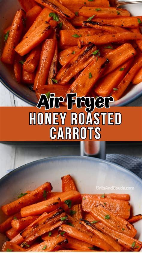 Honey Roasted Carrots (Air Fryer) - Grits and Gouda