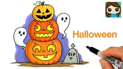 Halloween Easy Drawings at Bill Voigt blog