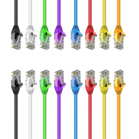 C&E 0.5ft Cat6 Ethernet Cable LAN Network Gigabit Cable RJ45 High Speed ...