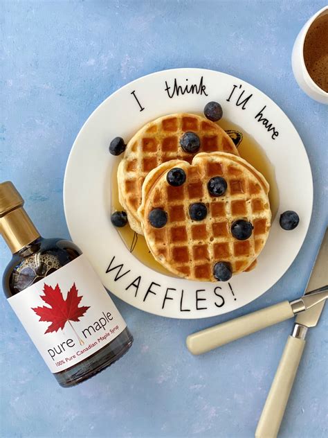 Waffles Recipe - Pure Maple Syrup