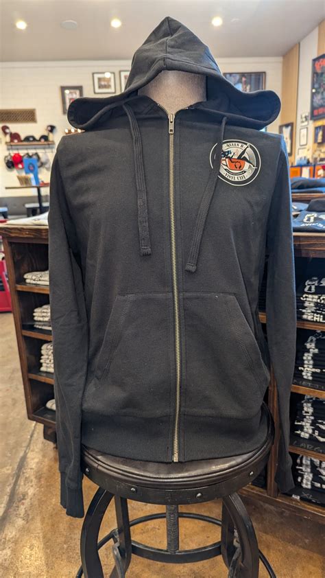 Queen B Vinyl Cafe Logo Zip Up Hoodie - Queen B Vinyl Cafe