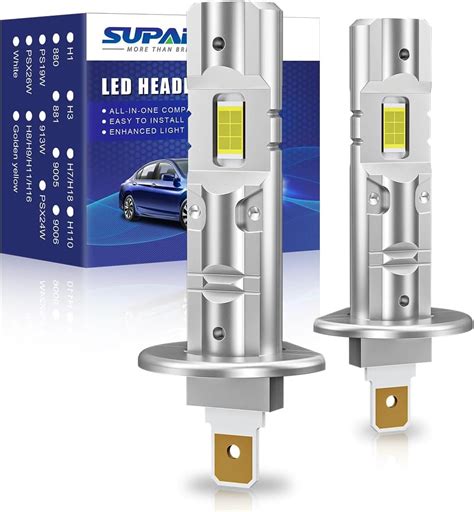 SUPAREE Upgraded H1 LED Headlight Bulbs Plug and Play