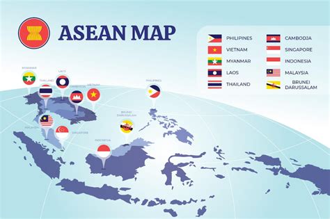 ASEAN Map 的图像结果