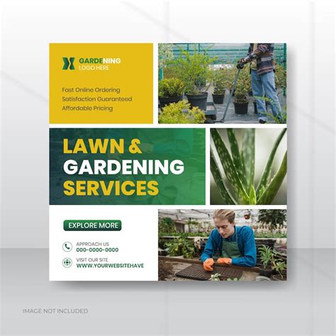 Garden templated design Images - Free Download on Freepik