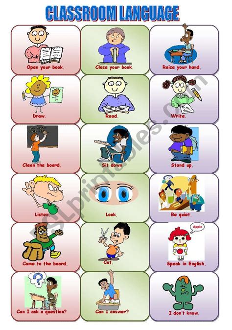 Classroom Language Activities 的图像结果