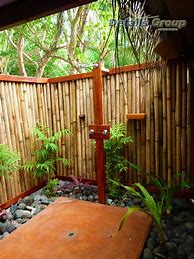 Image result for Bamboo Outdoor Bathroom
