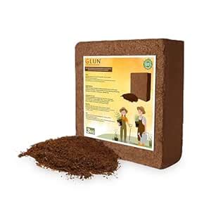 GLUN® Cocopeat Block for Garden 3Kg Block, Terrace, Kitchen and Balcony ...