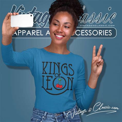 Kings Of Leon Signature Cherry Logo Shirt - Vintagenclassic Tee