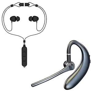 Elevea 𝐂𝐨𝐦𝐛𝐨 C370 Magnet Wireless Bluetooth Earphone SD Card Slot and ...