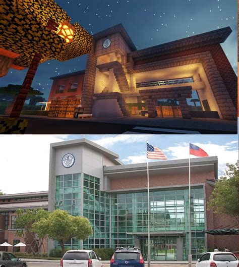 Image result for Minecraft Build Tutorial Private School