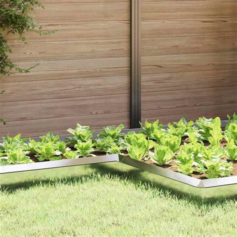 Clôture à escargots Argent 10 x 10 x 25 cm Acier inoxydable | Leroy Merlin