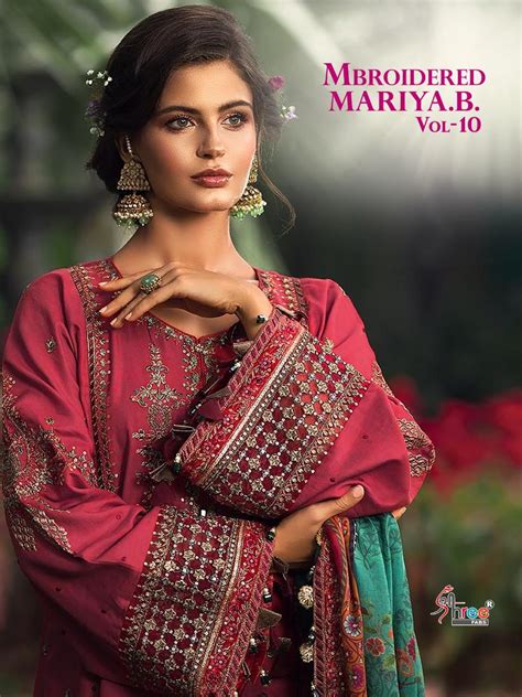 Shree Fabs Embroidered Mariya B Vol.10 Heavy Wedding Pakistani Suit Surat