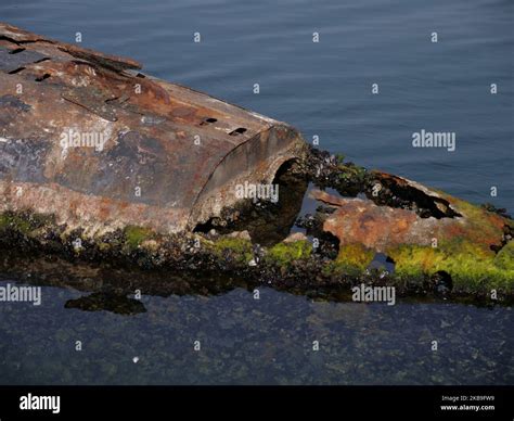 A view of latest and out of service Bulgarian submarine "Slava" (Glory). Slava submarine was ...