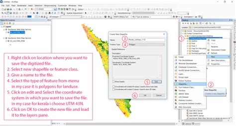 Digitization of data from a WMS link make shapefiles and Geotiff ...