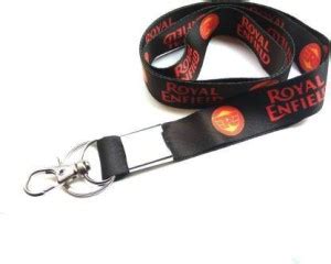 Techpro Royal Enfield Combo Id Tag / lanyard looking Best Fabric Key ...