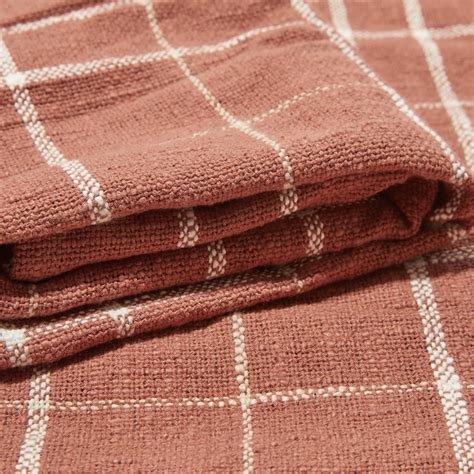 Woven Throw Blanket | Rust – Little Korboose
