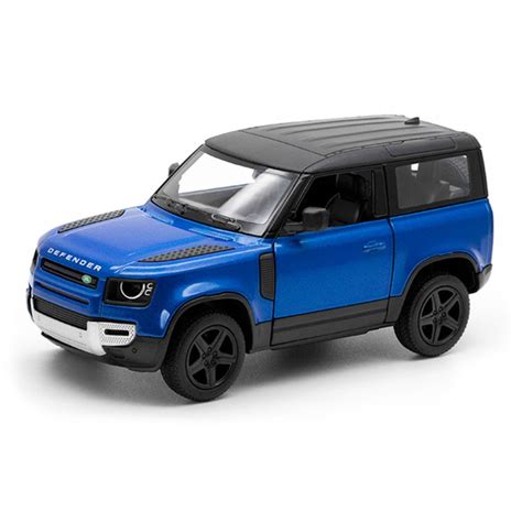 Blue Land Rover Defender 90 1:36 Scale Die-Cast Car By Kinsmart - www ...