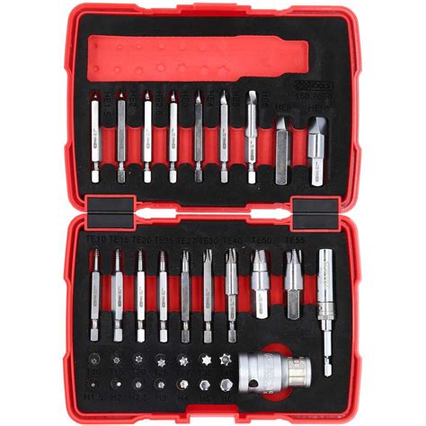 Juego de extractores de tornillos con encastre hexagonal de 1/4" + 10 ...